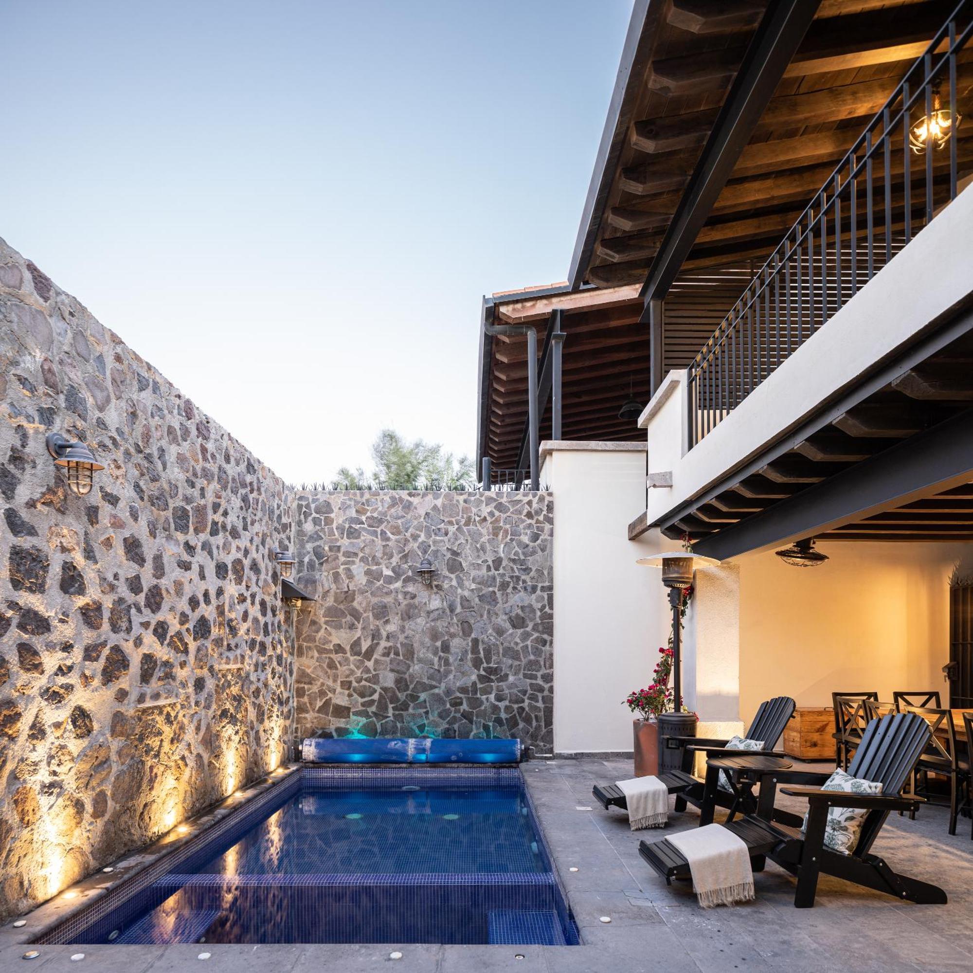 Вилла Private Jacuzzi & Pool, Elegant La Escondida 5Br Альенде Экстерьер фото
